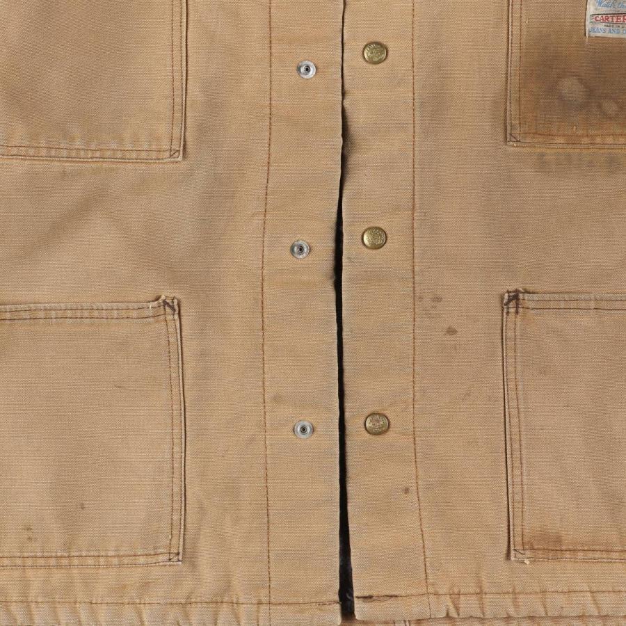 cater’s カーターズ　ブラウンダック　カバーオール 古着 70年代 カーターズ Carter's ダックカバーオール USA製 メンズXL
