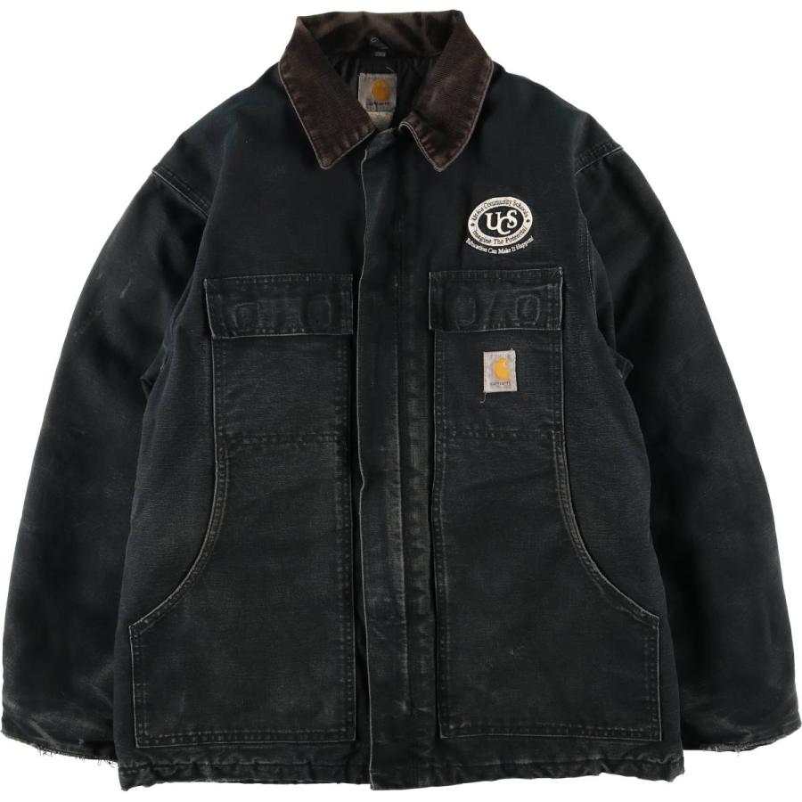 2008 カーハート トラディショナルジャケット ダックジャケット 中綿 古着 Carhartt（カーハート） 古着 中綿入り トラディショナルコート ダック