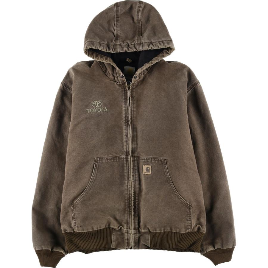 Carhartt アクティブジャケット フルジッパー Carhartt（カーハート） 古着 00年代 アクティブジャケット 中綿入り