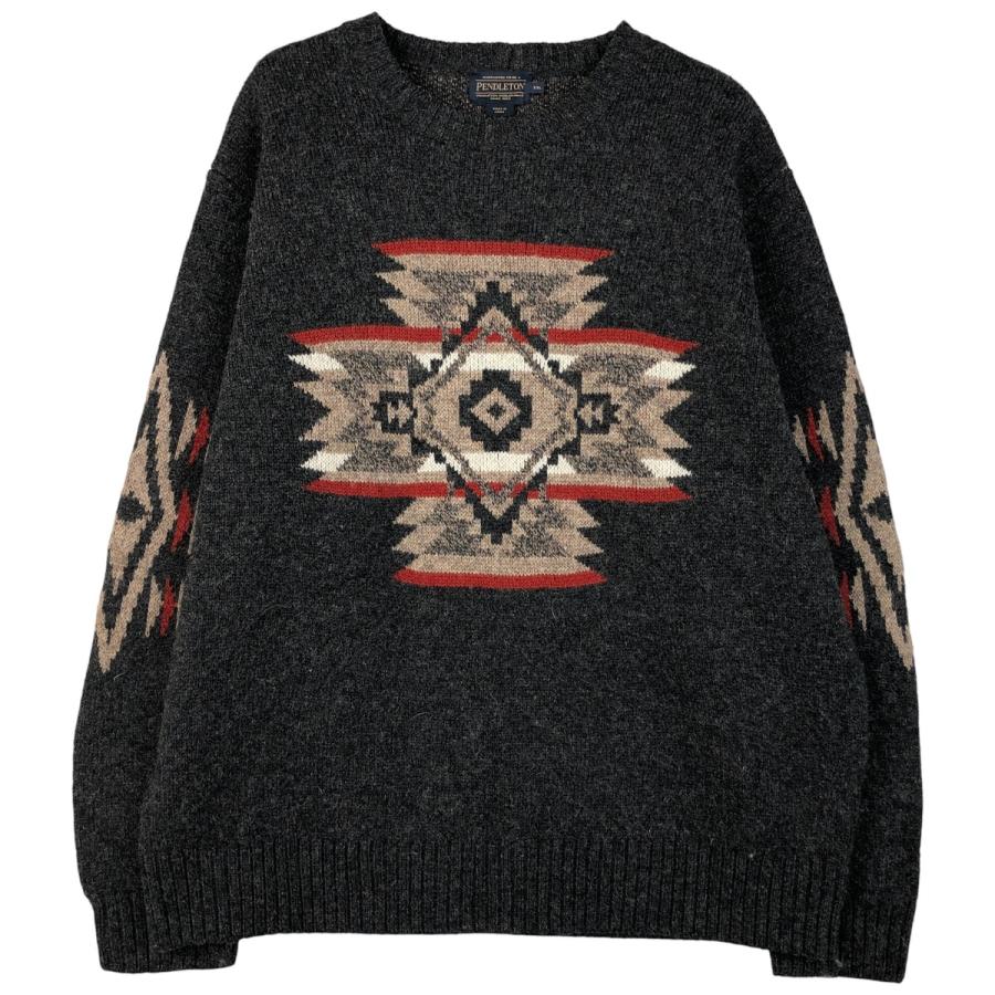PENDLETON（ペンドルトン） 古着 総柄 ネイティブ柄 ウールニット