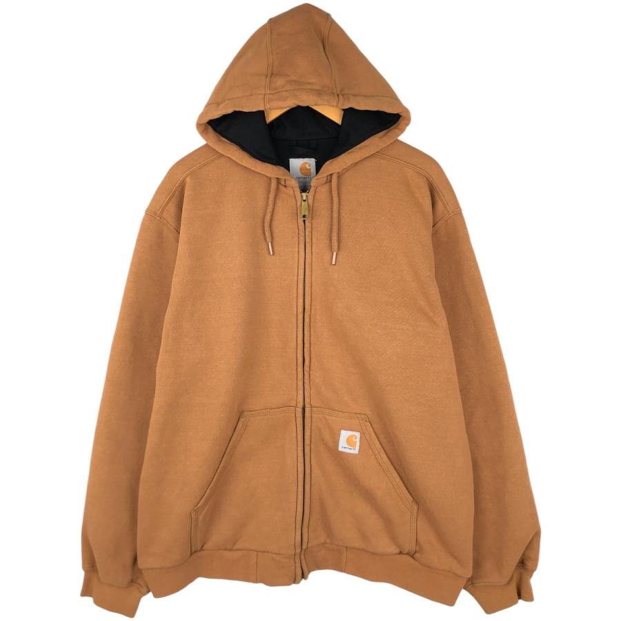 古着 カーハート Carhartt スウェットフルジップパーカー メンズXL相当 Carhartt（カーハート） 古着 スウェットフルジップパーカー メンズXL