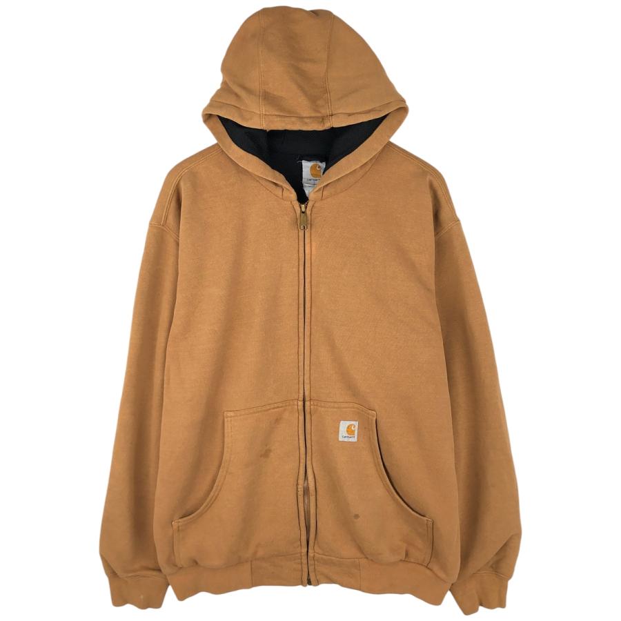 Carhartt（カーハート） 古着 スウェットフルジップパーカー メンズXL