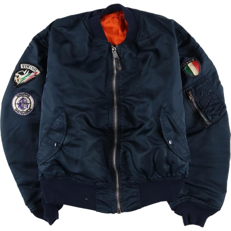 古着 80~90年代 民間品 アルファ ALPHA MA-1タイプ 中綿入り