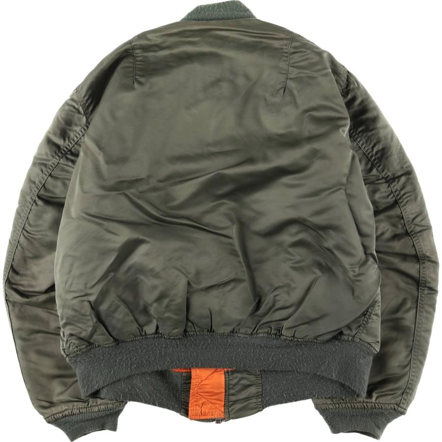 古着 80年代 民間品 アルファ ALPHA MA-1タイプ 中綿入り ミリタリー