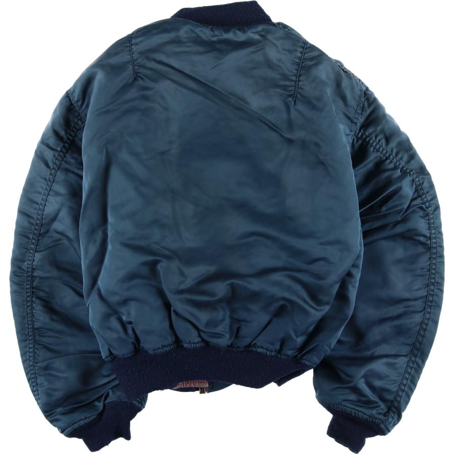 古着 民間品 アルファ ALPHA MA-1タイプ 中綿入り ミリタリー フライト