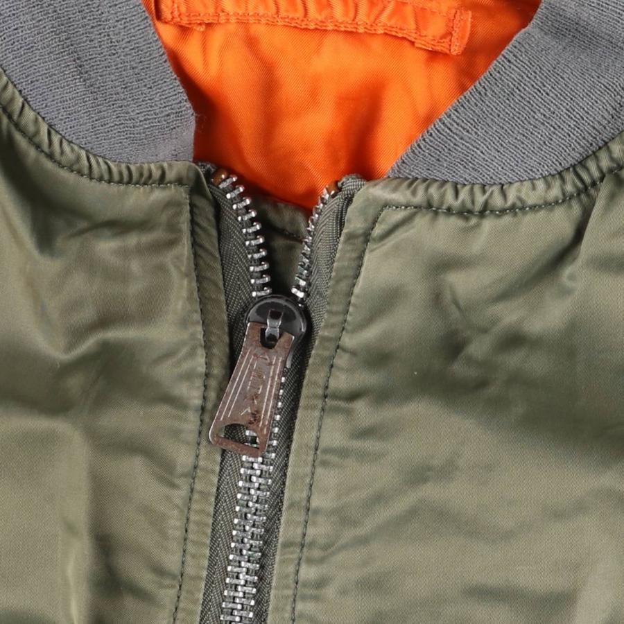 古着 90年代 民間品 アルファ ALPHA MA-1タイプ 中綿入り ミリタリー