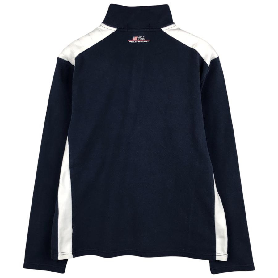 古着 90年代 ラルフローレン ポロスポーツ ハーフジップ ワンポイント