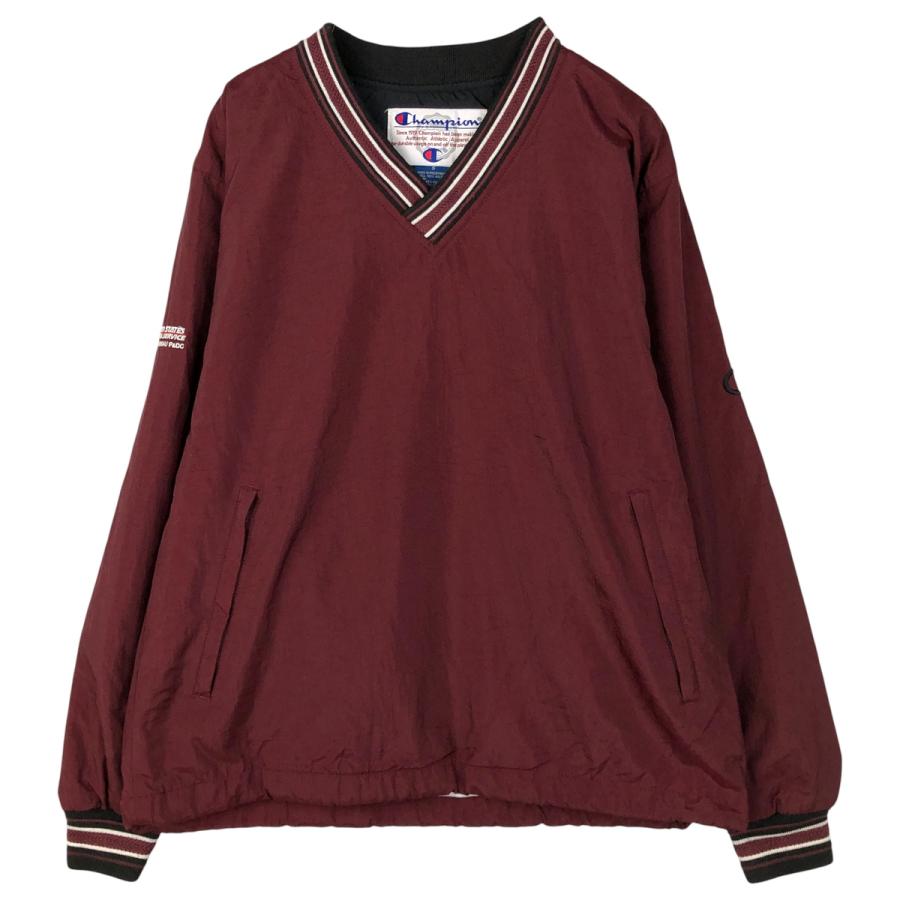 Champion（チャンピオン） 古着 90~00年代 Champion Vネック ナイロン