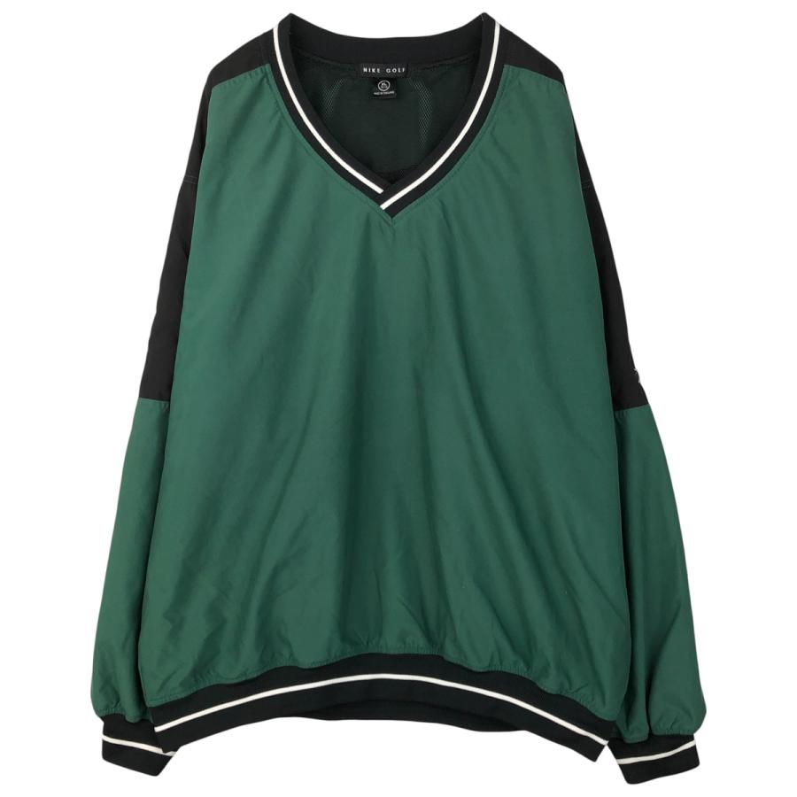 古着 90~00年代 ナイキ NIKE GOLF ゴルフ Vネック ウォームアッププルオーバー メンズXL相当/eaa606589 NIKE（ナイキ） 古着 90~00年代 NIKE GOLF ゴルフ Vネック ウォーム