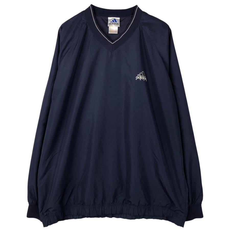 アディダスGOLF Vネック ウォームアッププルオーバー　Lサイズ adidas（アディダス） 古着 90~00年代 adidas GOLF Vネック ウォーム