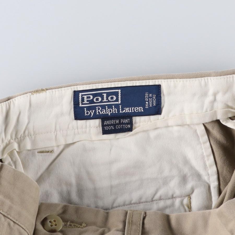 古着 ラルフローレン Ralph Lauren POLO by ANDREW PANT ツータック