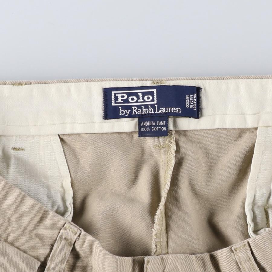 古着 ラルフローレン Ralph Lauren POLO by ANDREW PANT ツータック
