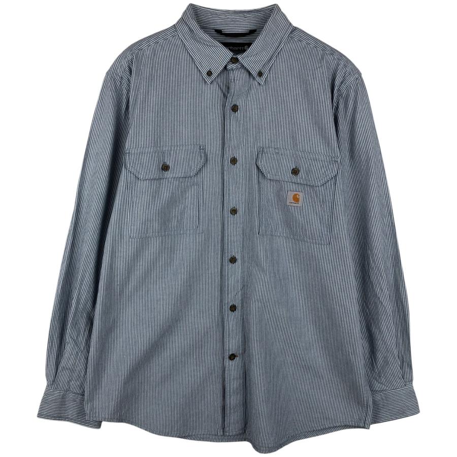 Carhartt（カーハート） 古着 Carhartt Loose Fit ストライプ柄 長袖