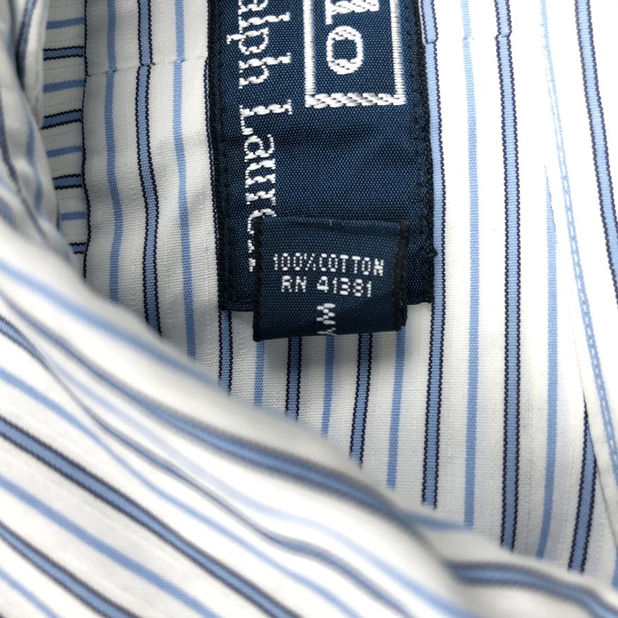 古着 ラルフローレン Ralph Lauren POLO by 長袖 コットンストライプ