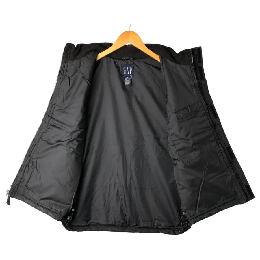 タカ様OLD GAP ギャップ【M】ナイロンベスト フィシング ブラック GAP（ギャップ） 古着 90年代 オールドギャップ 中綿ベスト メンズM