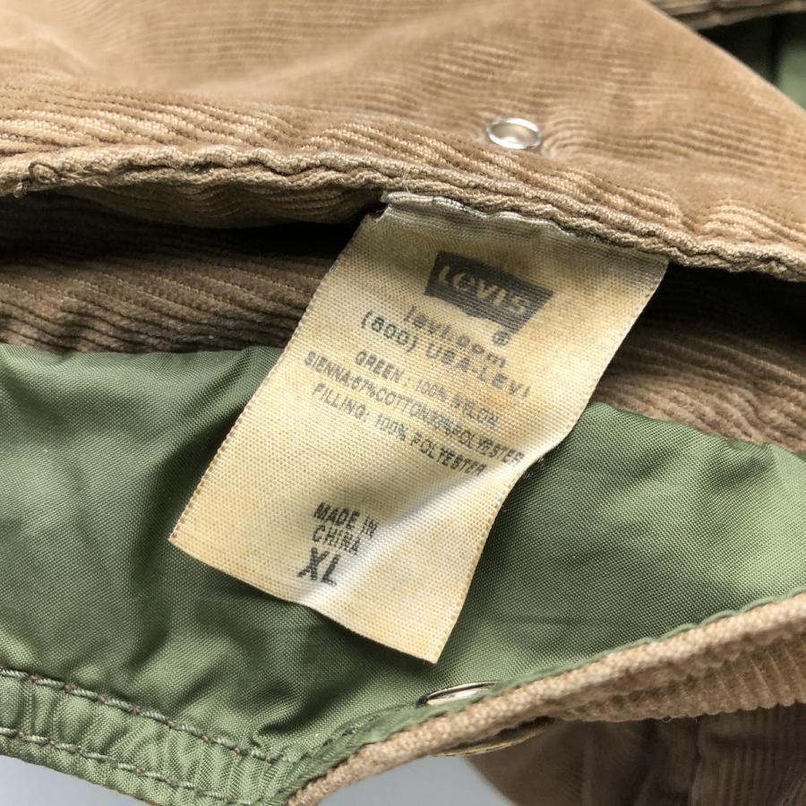 Levi's（リーバイス） 古着 リバーシブル コーデュロイ 切替 ダウン