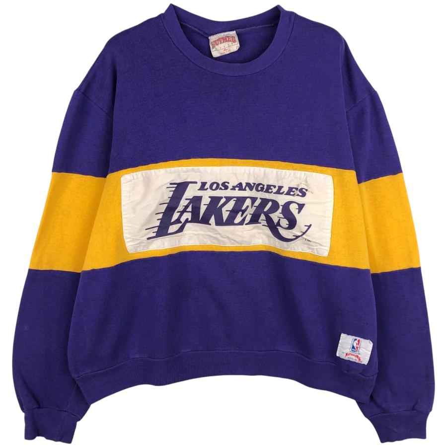NIKE LAKERS レイカーズ 長袖 Vネック ウェア バスケ スウェットM NIKE LAKERS レイカーズ 長袖 Vネック ウェア バスケ スウェットM