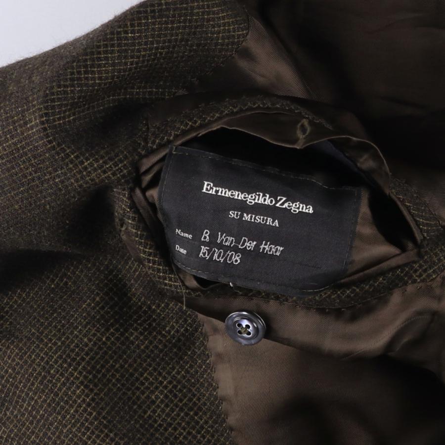 古着 00年代 エルメネジルドゼニア Ermenegildo Zegna チェック柄