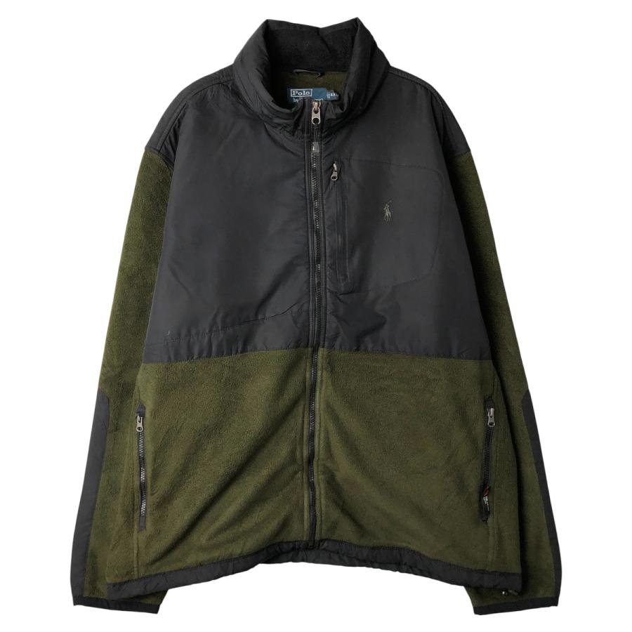 古着 ラルフローレン Ralph Lauren POLO by Ralph Lauren 切替 フリースジャケット メンズXXL相当/eaa606828 古着 ラルフローレン Ralph Lauren POLO by 切替 フリースジャケット