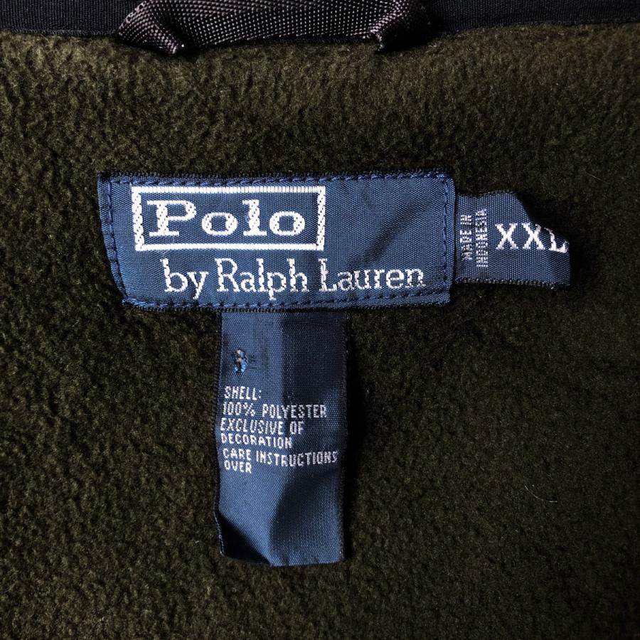 古着 ラルフローレン Ralph Lauren POLO by 切替 フリースジャケット