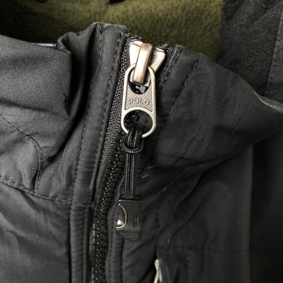 古着 ラルフローレン Ralph Lauren POLO by 切替 フリースジャケット