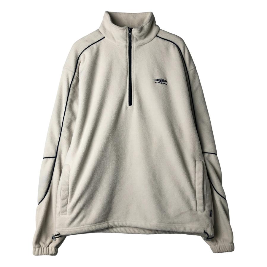 umbro（アンブロ） 古着 90年代 ハーフジップ フリースプルオーバー