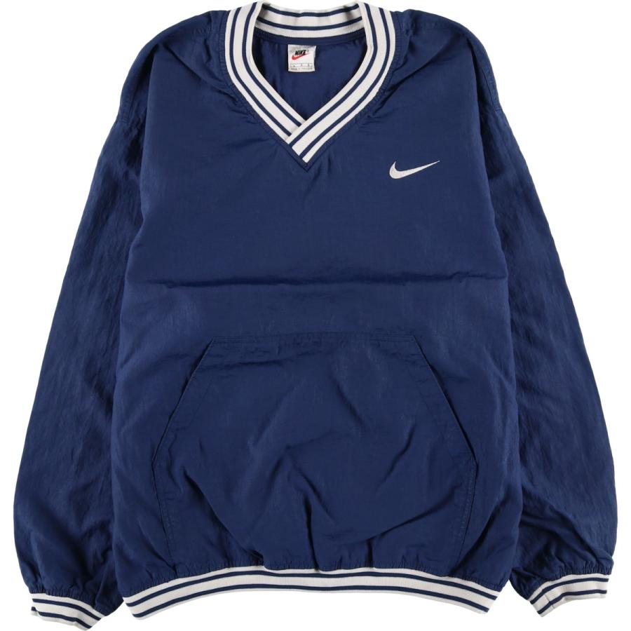 古着 90年代 ナイキ NIKE Vネック ナイロンプルオーバー メンズL相当 ヴィンテージ/eaa606853 NIKE（ナイキ） 古着 90年代 NIKE Vネック ナイロンプルオーバー