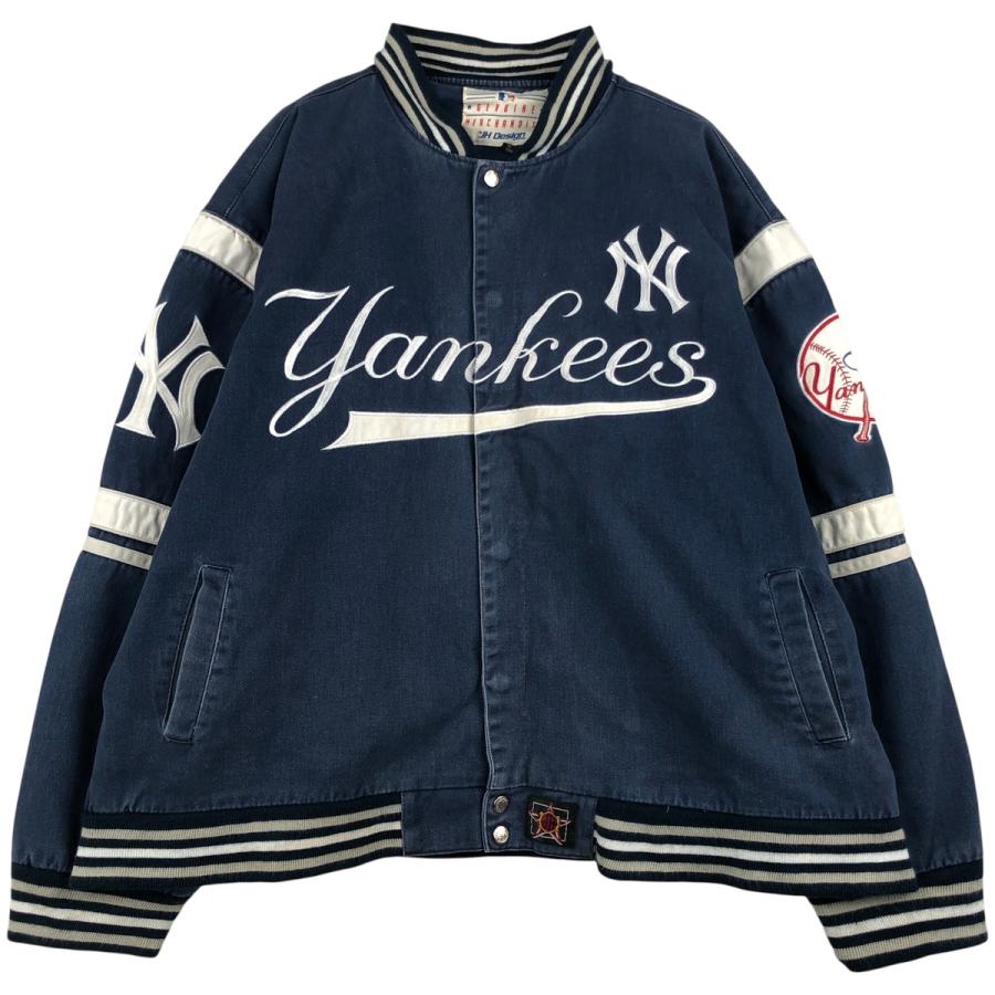 古着 90年代 JH Design MLB ニューヨークヤンキース コットンボタン