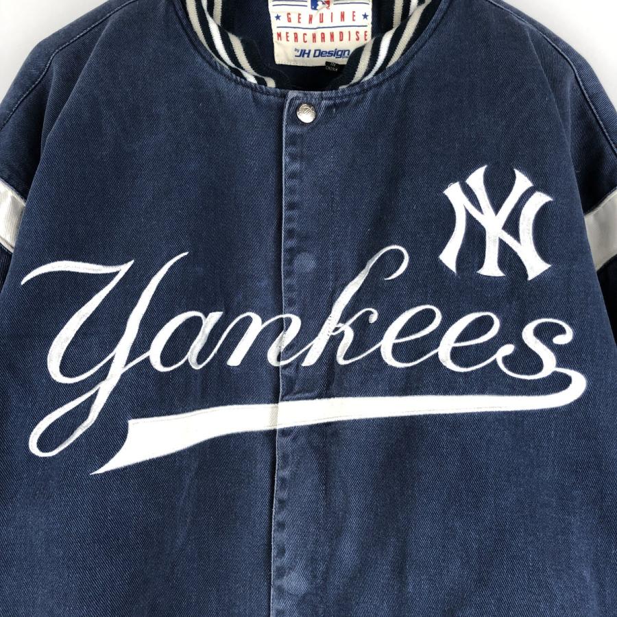 古着 90年代 JH Design MLB ニューヨークヤンキース コットンボタン