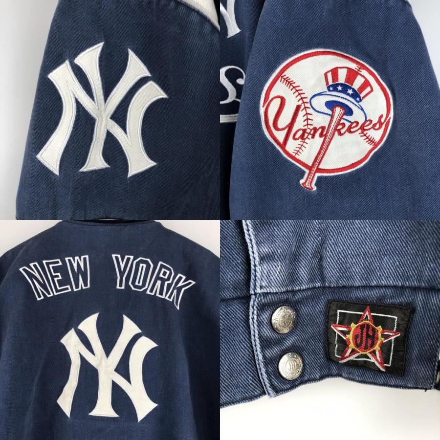 古着 90年代 JH Design MLB ニューヨークヤンキース コットンボタン