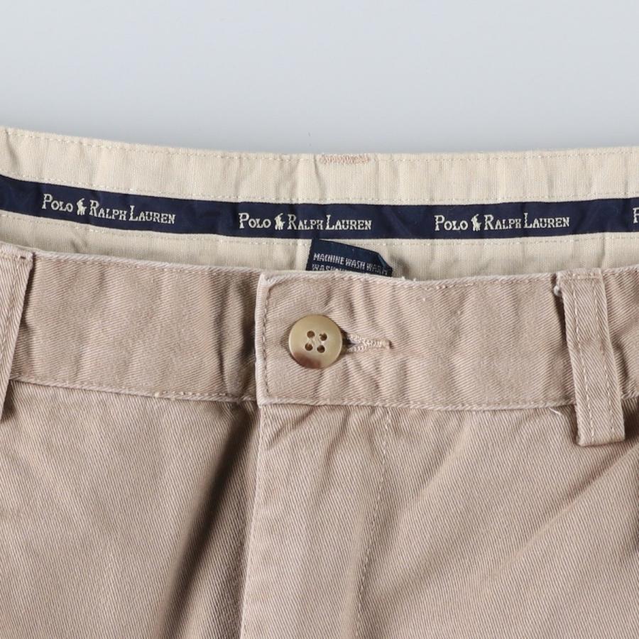 古着 ラルフローレン Ralph Lauren POLO ツータック チノパンツ メンズ