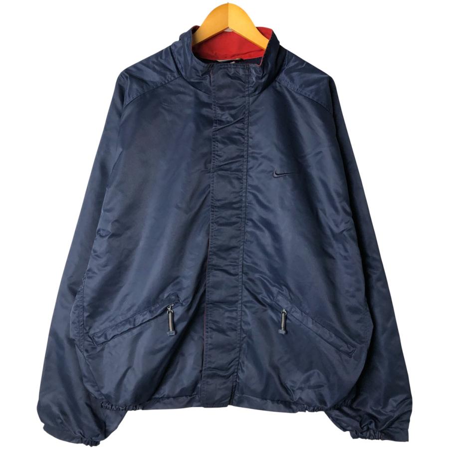   ナイロンジャケット XL 90s 鬼フェード 古着 NIKE（ナイキ） 古着 90年代 ナイロンジャケット メンズXL相当
