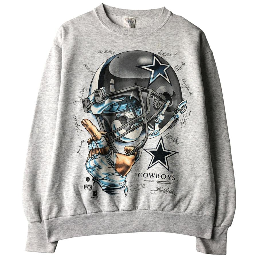古着 90年代 デルタ DELTA NFL ダラスカウボーイズ プリントスウェット