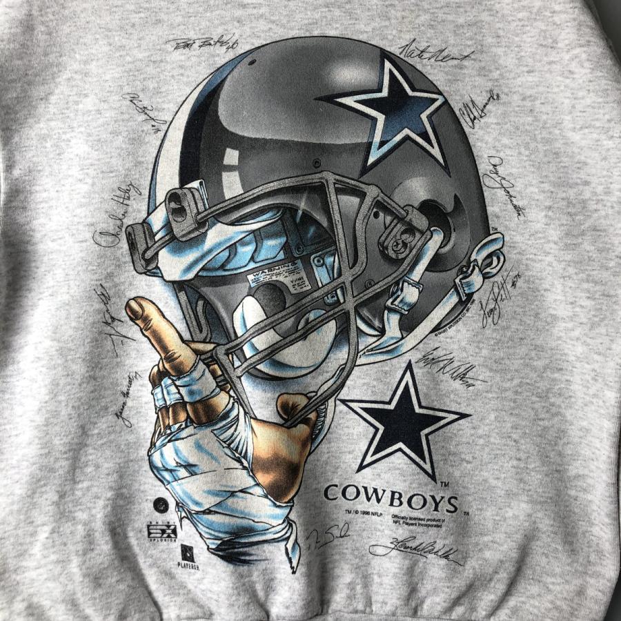 古着 90年代 デルタ DELTA NFL ダラスカウボーイズ プリントスウェット