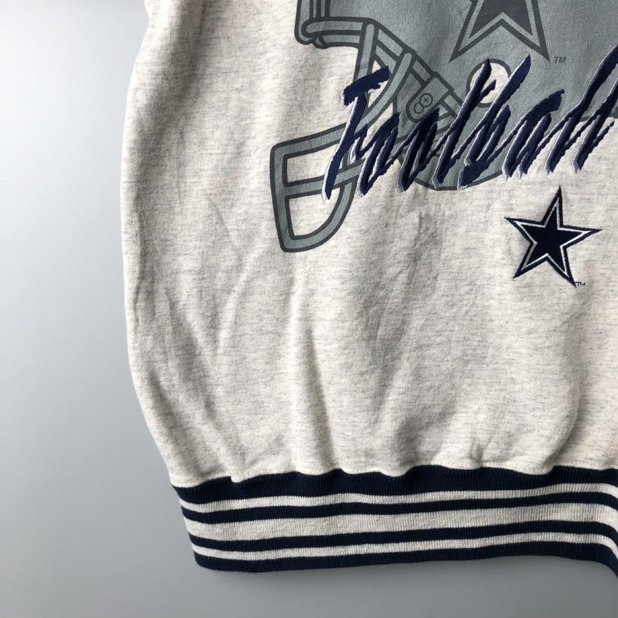 古着 90年代 SALEM NFL ダラスカウボーイズ プリントスウェットシャツ