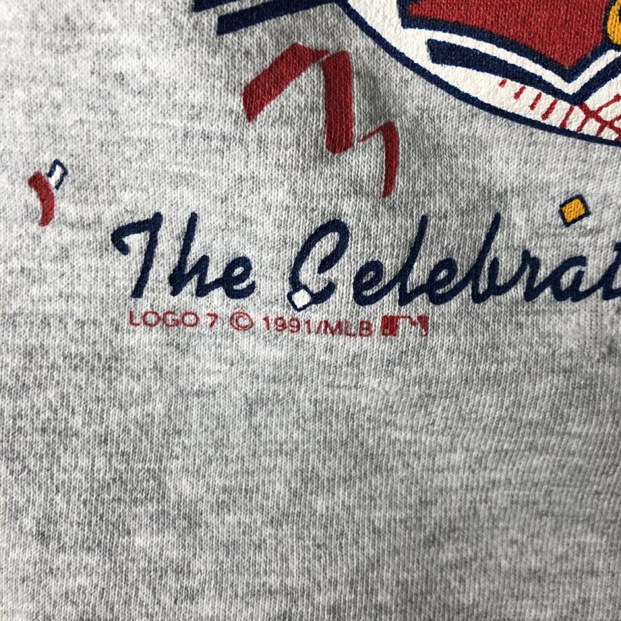 古着 90年代 Tultex SuperWeight MLB ミネソタツインズプリント