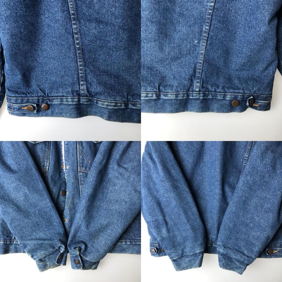 80s ラングラー ホースタグ USA製 デニム ボアジャケット XL 80s ラングラー ホースタグ USA製 デニム ボアジャケット XL Wrangler