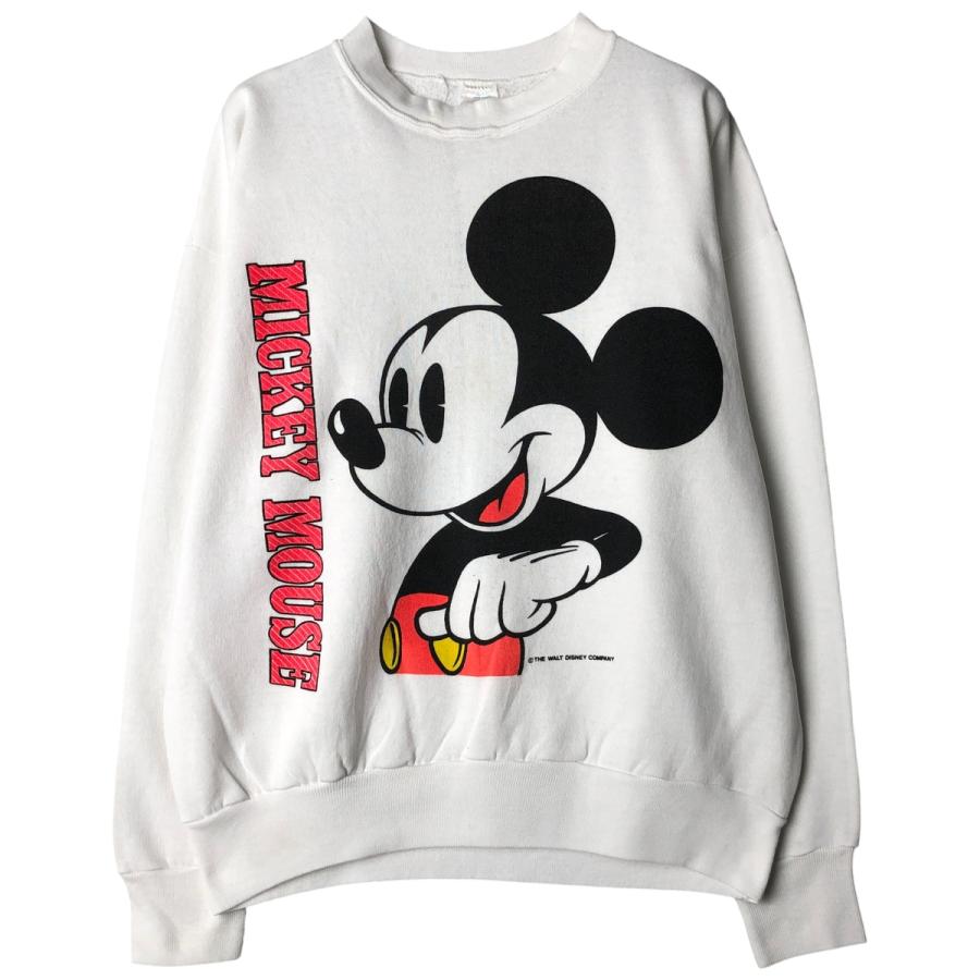 古着 AMERICAN MARKETING WORKS MICKEY MOUSE ミッキーマウス キャラクタースウェットシャツ トレーナー USA製 メンズL相当 ヴィンテージ/eaa607111 古着 AMERICAN MARKETING WORKS ミッキーマウス キャラクター