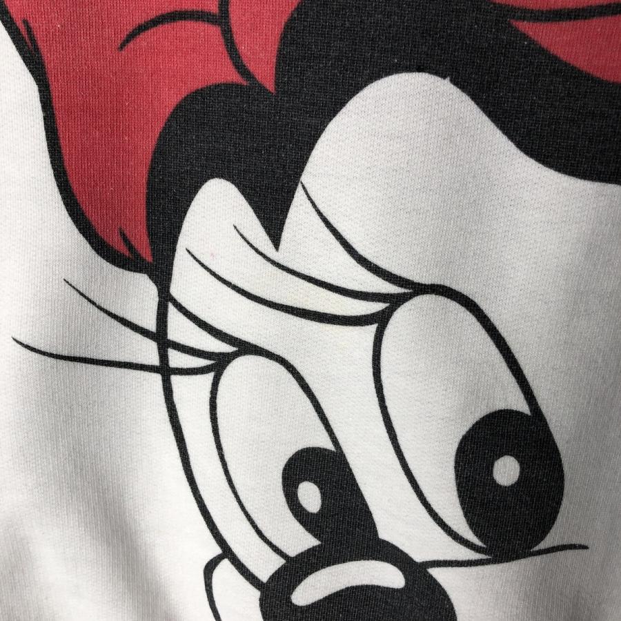 古着 MINNIE MOUSE ミニーマウス 大判プリント キャラクタースウェット