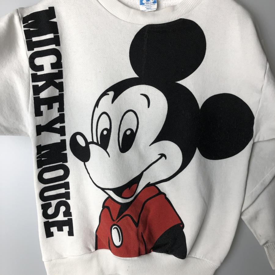 古着 80年代 ディズニー ミッキーマウス 大判プリント キャラクター 