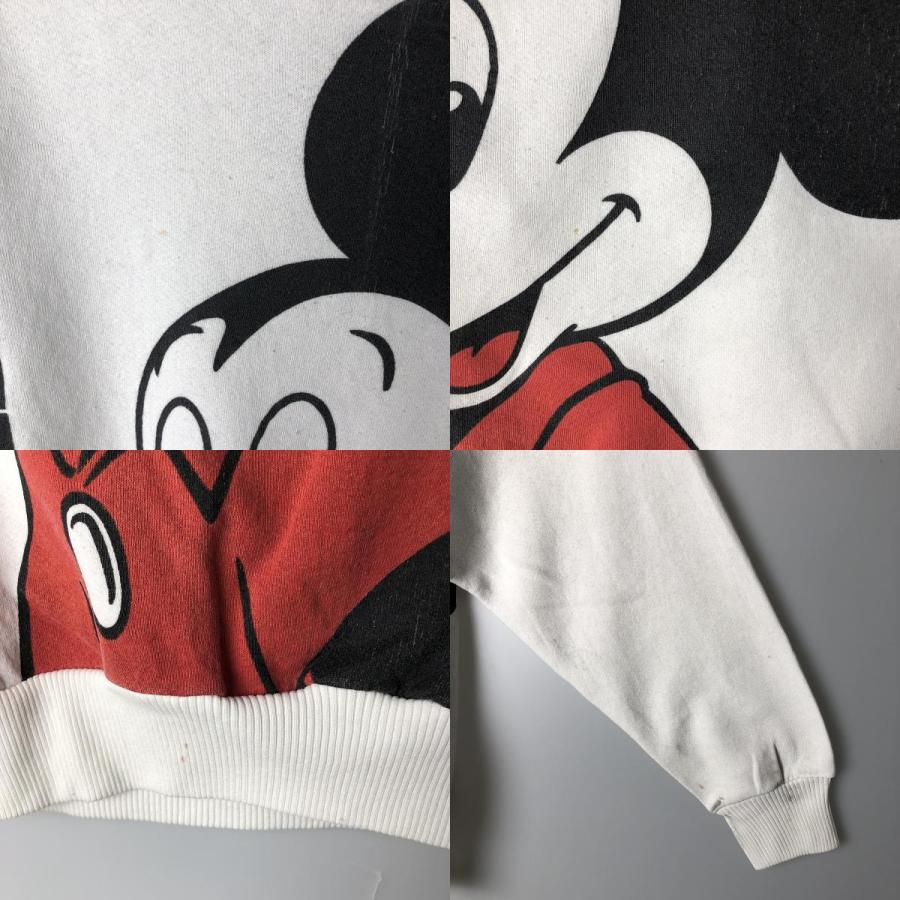 古着 80年代 ディズニー ミッキーマウス 大判プリント キャラクター