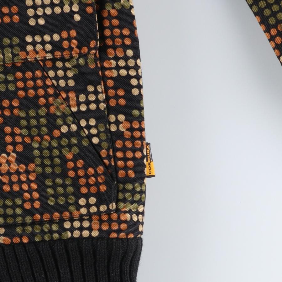 Carhartt（カーハート） 古着 総柄 ドット柄 中綿入り ワークブルゾン