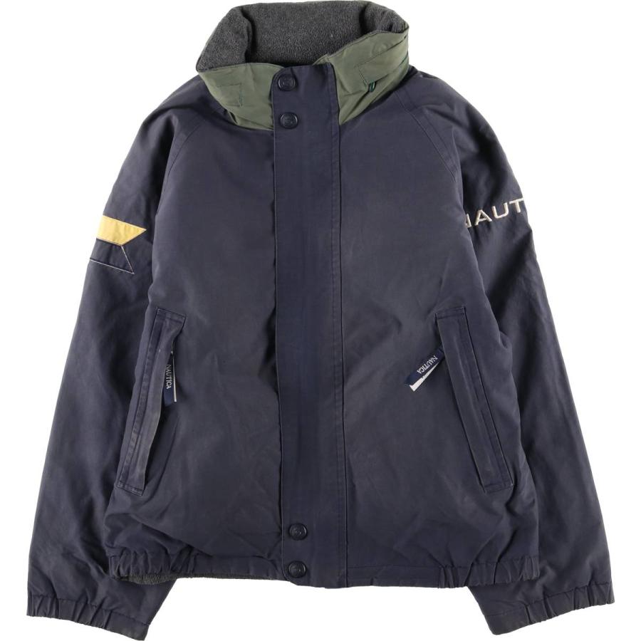 NAUTICA（ノーティカ） 古着 90年代 リバーシブル フリース×セーリング