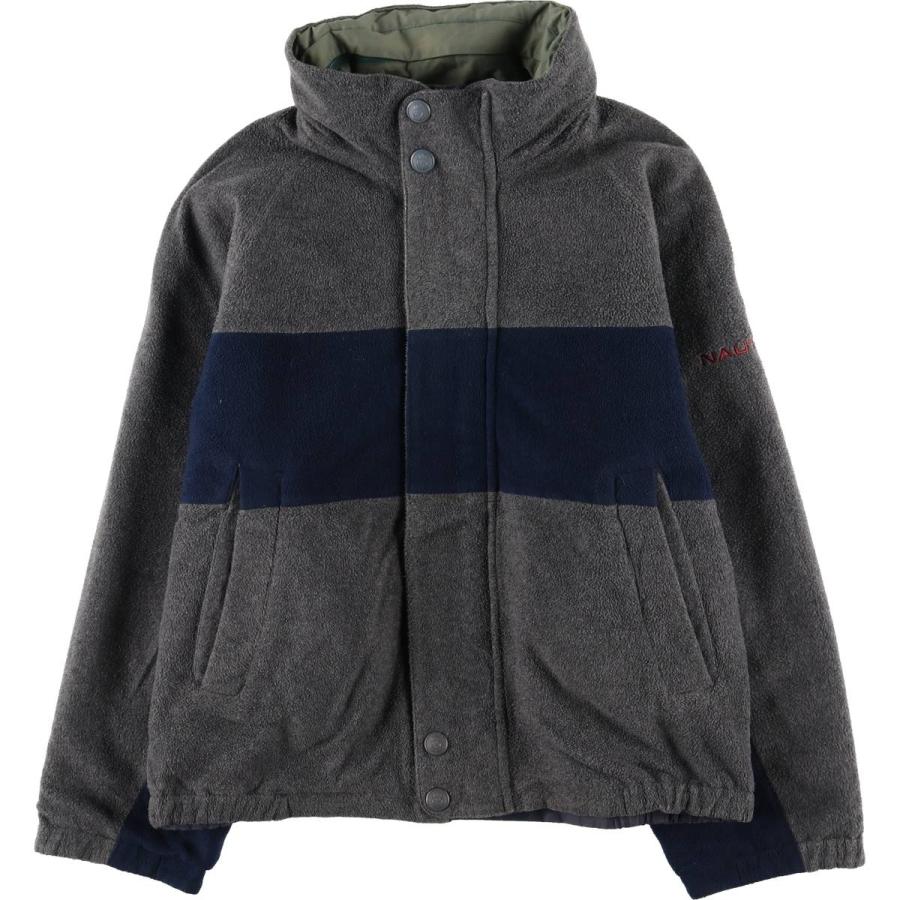 NAUTICA（ノーティカ） 古着 90年代 リバーシブル フリース×セーリング 
