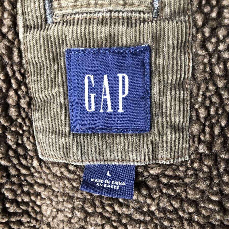 GAP（ギャップ） 古着 00年代 中綿入り コーデュロイボアジャケット