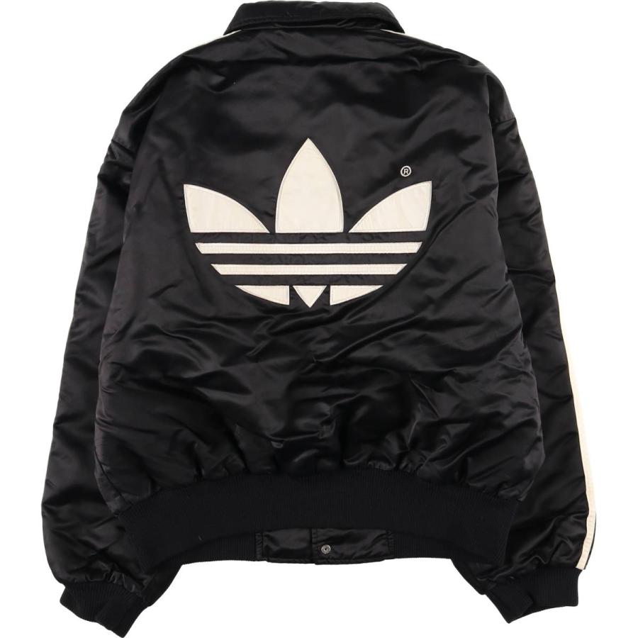 激レア adidas デサント ナイロンジャケット 背面ビッグロゴ トレフォイル adidas（アディダス） 古着 90~00年代 トレフォイルロゴ バックロゴ