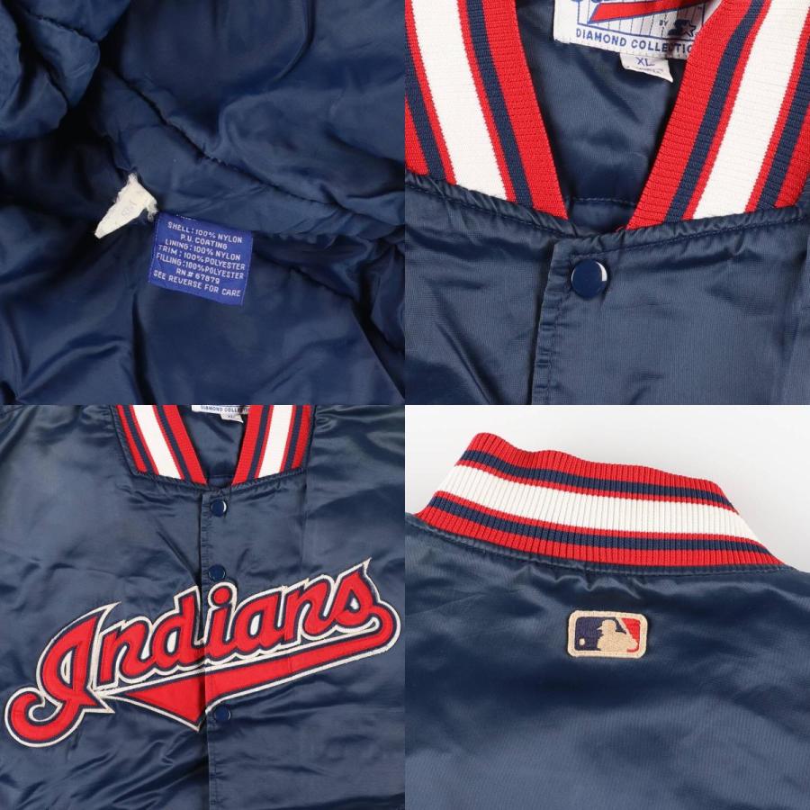 ゲリラセール！貴重！MLBクリーブランド・インディアンス　スタジアムジャンパー STARTER（スターター） 古着 90年代 MLB クリーブランドインディアンス