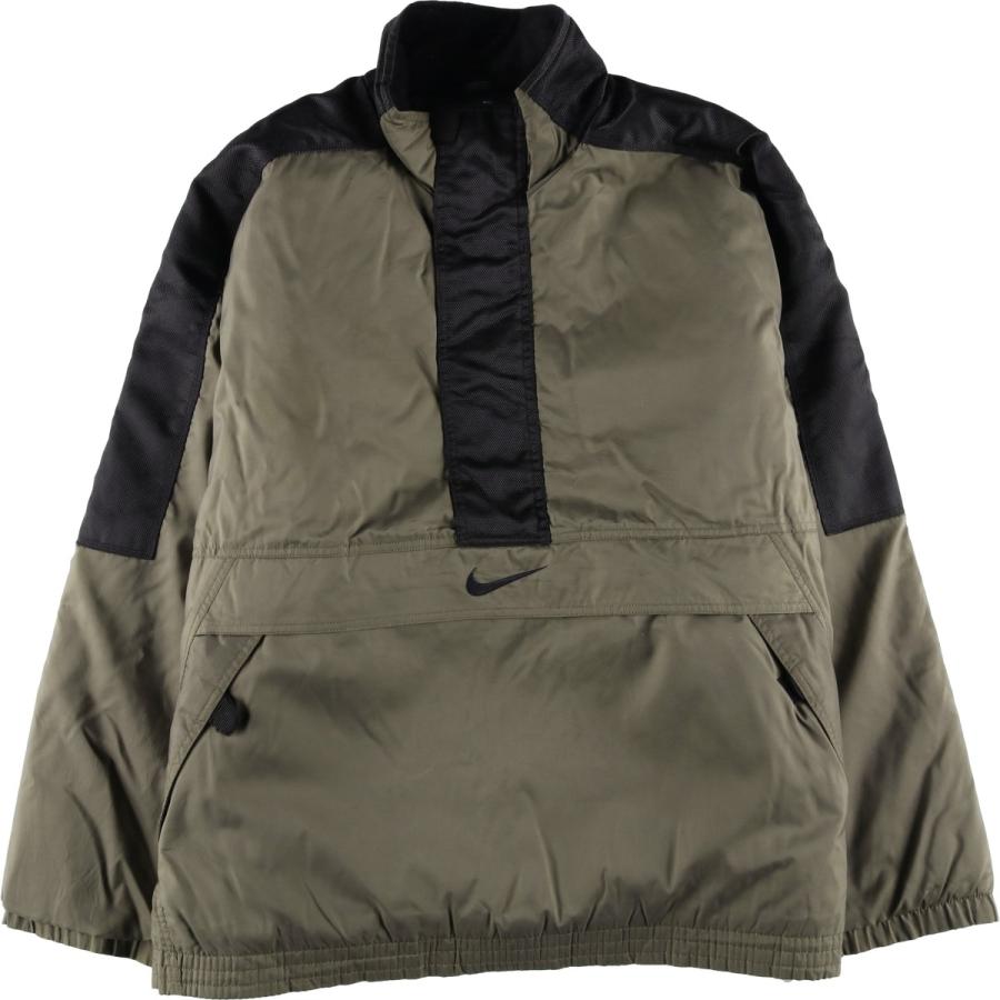 【美品】NIKE　ナイキ　中綿　ハーフジップ　ヴィンテージ　プルオーバー NIKE（ナイキ） 古着 90年代 中綿入り ハーフジップ ナイロンプル