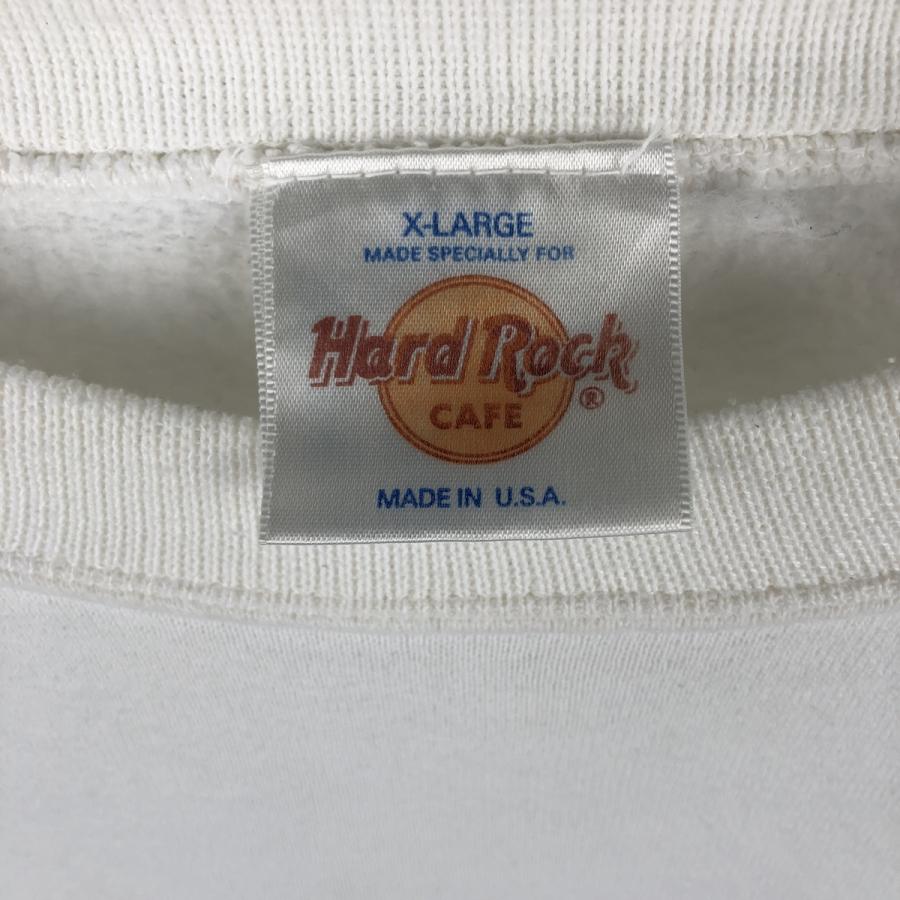 古着 HARD ROCK CAFE ハードロックカフェ アドバタイジング スウェットシャツ トレーナー USA製 メンズXL相当/eaa607331 古着 HARD ROCK CAFE ハードロックカフェ アドバタイジング スウェット