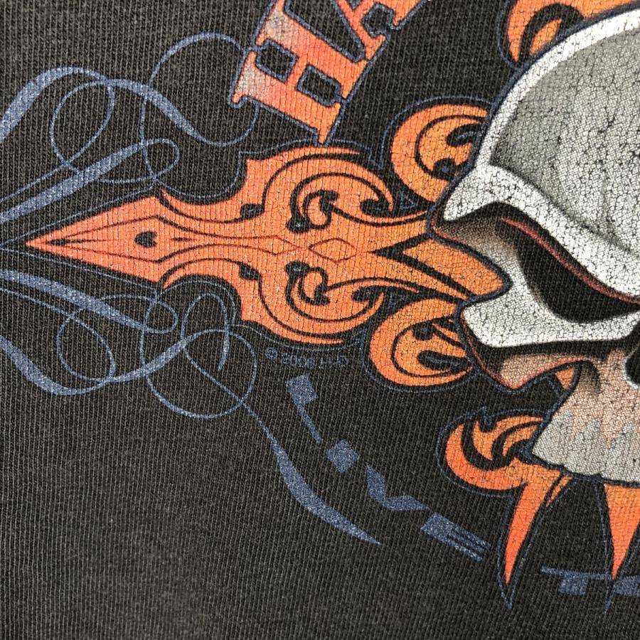 古着 00年代 ハーレーダビッドソン Harley-Davidson ドクロ柄 スカル柄 カットオフ タンクトップ レディースL相当 /eaa580520 Harley Davidson - 古着 00年代 ハーレーダビッドソン Harley-Davidson